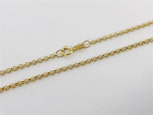 Load image into Gallery viewer, 14K 1.9mm Yellow Gold, Lite Round Rolo Link Chain, Everyday Chain, Dainty, Sturdy Chain, Layer Necklace, 16&quot; 18&quot; 20&quot; Genuine 14K Gold
