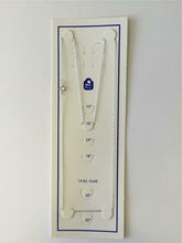 Load image into Gallery viewer, 14K Real White Gold Twisted Rope Link Necklace Pendant Chain 0.45mm, Thin Dainty Minimalist for Pendant / Charm Thin gold chain 15" - 20"