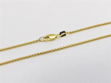 Load image into Gallery viewer, Round Box Chain, 14K Yellow Gold 16" 18" 20" - 1.35mm - Trendy Necklace Chain, Layering Chain, Everyday Necklace, Genuine 14Kt Gold