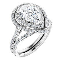 Load image into Gallery viewer, Cushion Double Halo-Style Engagement Ring
