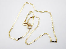 Load image into Gallery viewer, Mariner Anchor Anklet Chain 10K Solid Yellow Gold , 10" - 1.2mm - Dainty Anklet, Minimalist, Flat Chain Anklet, Genuine 10K Gold