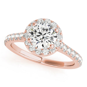Round Engagement Ring Halo