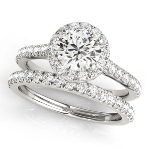 Round Engagement Ring Halo