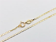 Load image into Gallery viewer, Mariner Anchor Anklet Chain 10K Solid Yellow Gold , 10" - 1.2mm - Dainty Anklet, Minimalist, Flat Chain Anklet, Genuine 10K Gold