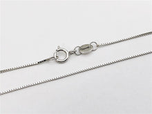 Load image into Gallery viewer, 10K Solid White Gold 16" 18" 20" - 0.5mm, Thin Dainty Minimalist Necklace for Pendant / Charm, Thin gold chain, Genuine 10K Gold