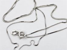 Load image into Gallery viewer, 10K Solid White Gold 16" 18" 20" - 0.5mm, Thin Dainty Minimalist Necklace for Pendant / Charm, Thin gold chain, Genuine 10K Gold