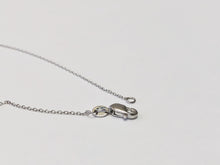 Load image into Gallery viewer, 14K Solid White Gold Cable Link Chain Necklace 0.8mm Thin Dainty Minimalist High Polished Pendant Charm Chain 16'' 18'' 20'' Inches