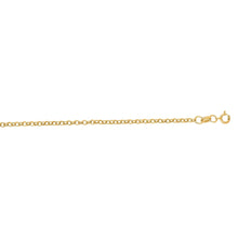Load image into Gallery viewer, 14K 1.9mm Yellow Gold, Lite Round Rolo Link Chain, Everyday Chain, Dainty, Sturdy Chain, Layer Necklace, 16" 18" 20" Genuine 14K Gold