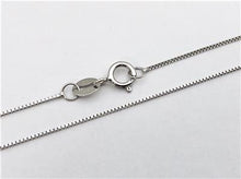 Load image into Gallery viewer, 10K Solid White Gold 16" 18" 20" - 0.5mm, Thin Dainty Minimalist Necklace for Pendant / Charm, Thin gold chain, Genuine 10K Gold