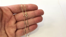 Load and play video in Gallery viewer, 10K 7" 1.2mm Solid Yellow Gold Mariner Link Bracelet Chain, Dainty Bracelet, Minimalist, Flat Mariner Bracelet, Genuine 10K Gold
